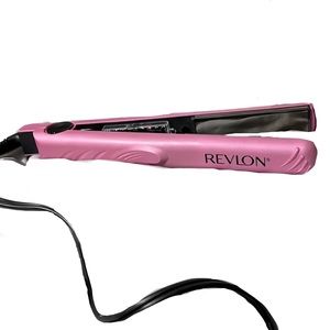 COPY - Revlon Salon Straight Sleek and Shine 1-Inch Titanium Straightener in Pi…